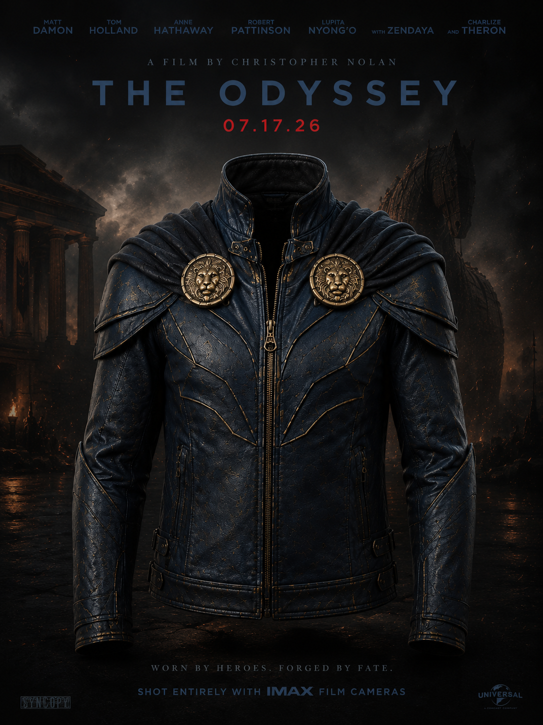 Chaqueta de Cuero Premium – Edición ODISSEY