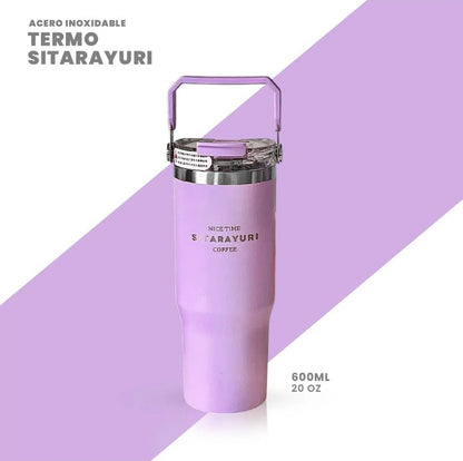 TERMO ACERO INOXIDABLE MANIJA SITARAYUR