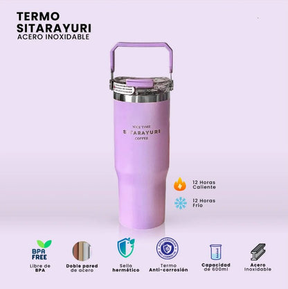 TERMO ACERO INOXIDABLE MANIJA SITARAYUR