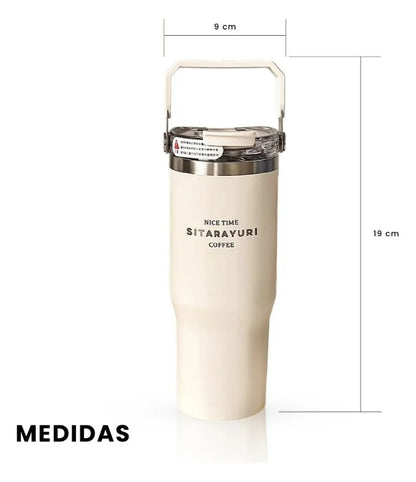 TERMO ACERO INOXIDABLE MANIJA SITARAYUR