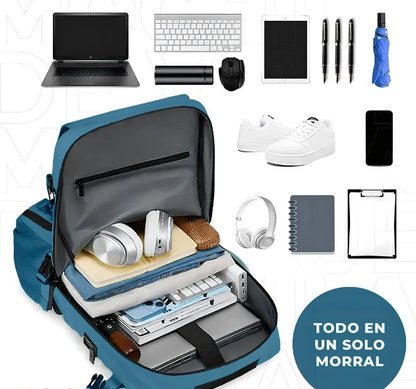 MOCHILA MULTICOMPARTIMENTO VIAJE IMPERME