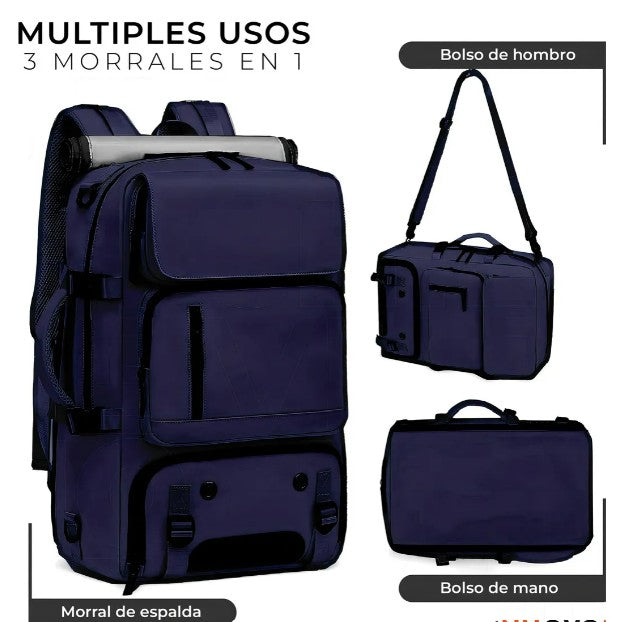 MOCHILA MULTICOMPARTIMENTO VIAJE IMPERME