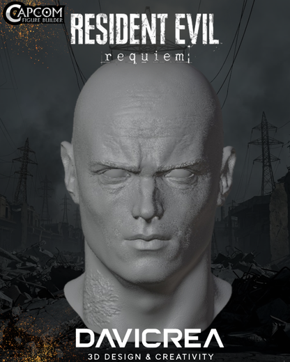 LEON S KENNEDY  1/6 a 1/12 (cabeza) (resident evil requiem)