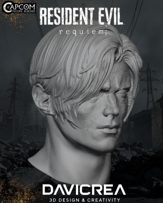 LEON S KENNEDY  1/6 a 1/12 (cabeza) (resident evil requiem)