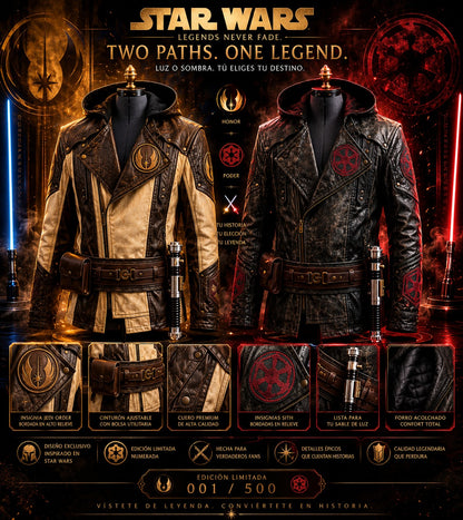 Chaqueta Personalizada – Edición Limitada Star Legends (Luz o Sombra)