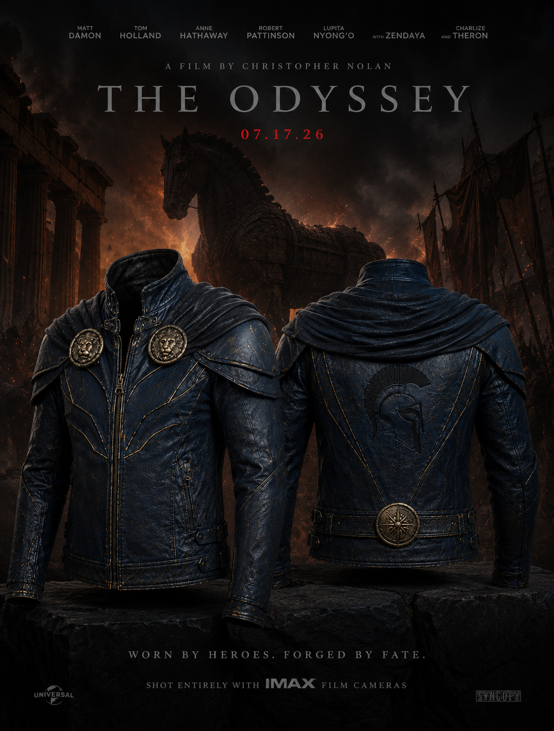 Chaqueta de Cuero Premium – Edición ODISSEY