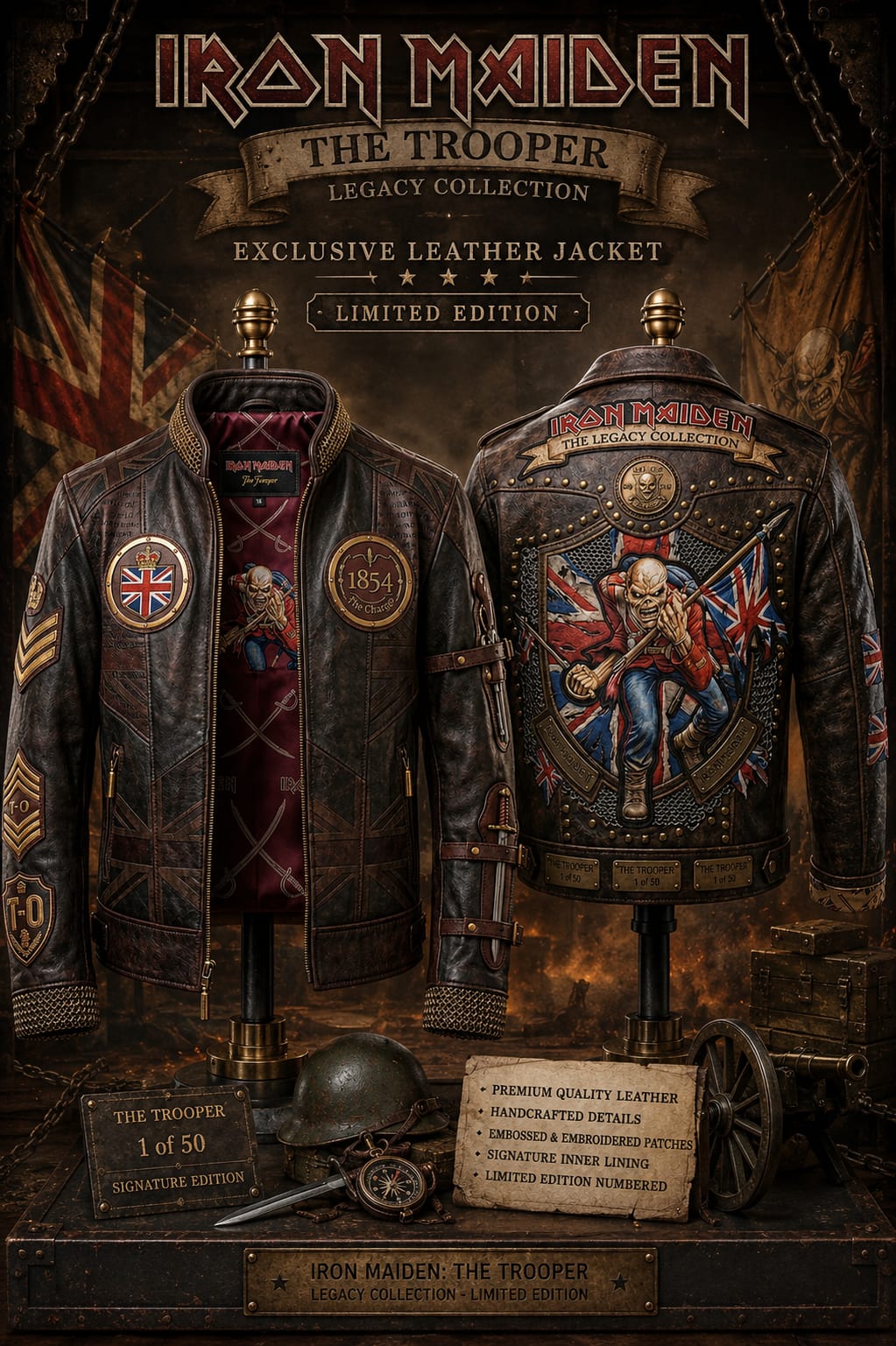 Chaqueta Personalizada – Inspirada en The Trooper Legacy Collection