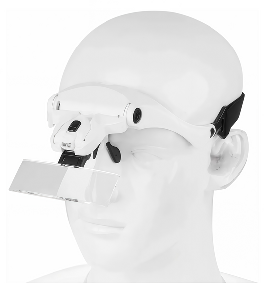 Gafas Lupa Optivisor Con Luz 5 Lentes