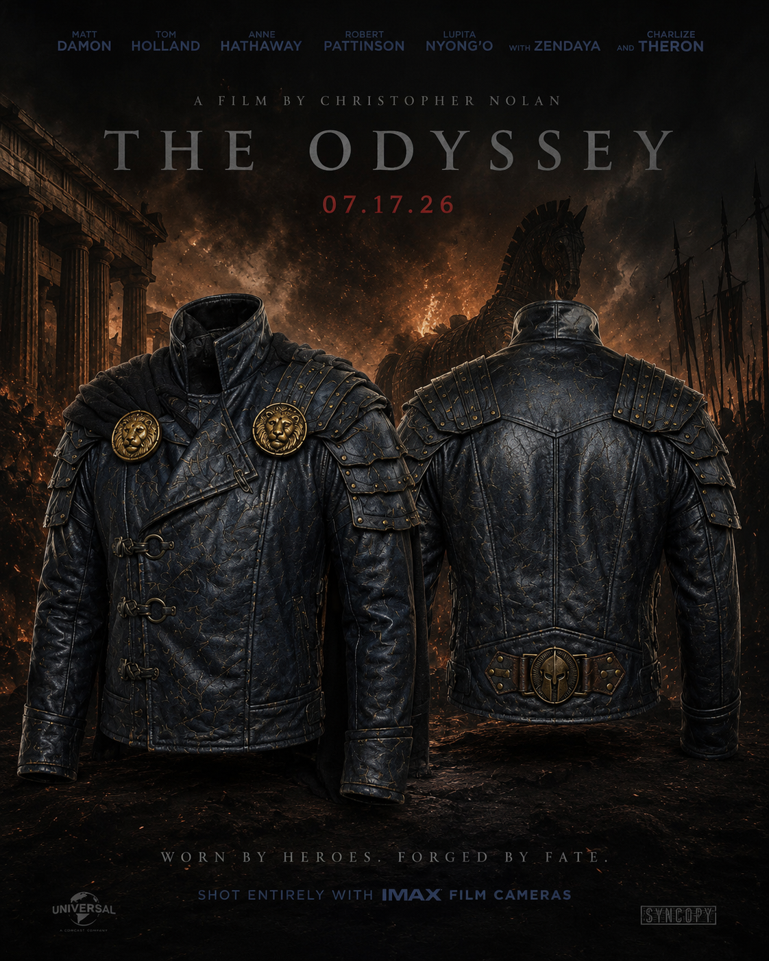 Chaqueta de Cuero Premium – Edición ODISSEY