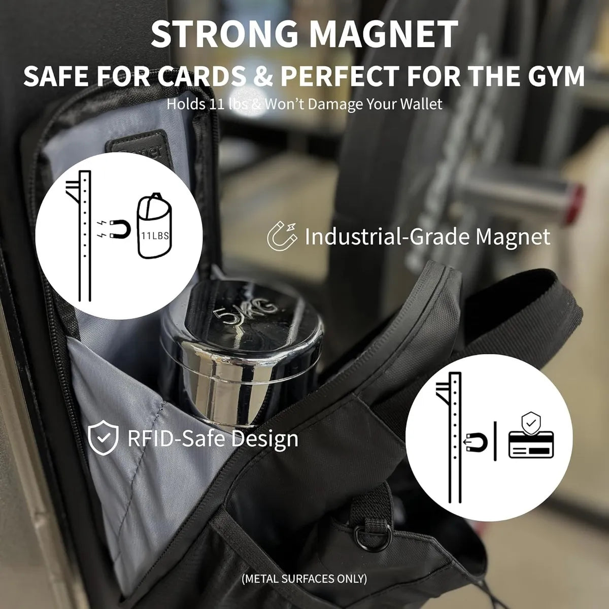 BOLSO MAGNETICO IMPERMEABLE GIMNASIO
