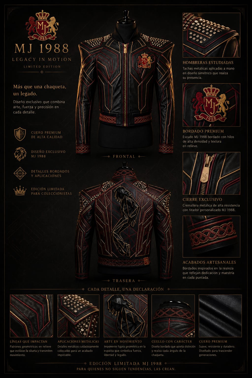 Chaqueta Personalizada – Edición Limitada MJ 1988