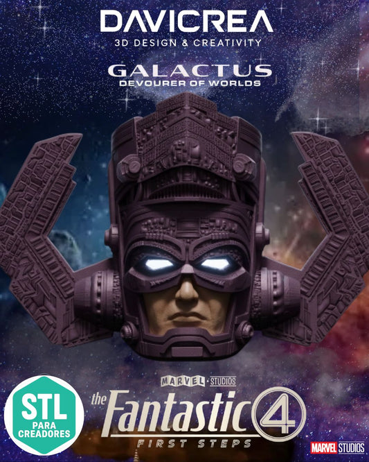Casco de Glactus la película STL (Fantastic four)